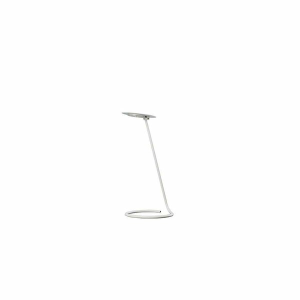 Cling 15 in. Andi LED Adjustable Satin White Desk Lamp CL3118905